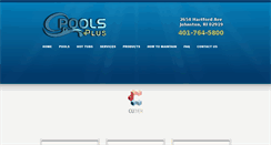 Desktop Screenshot of poolsplusri.com